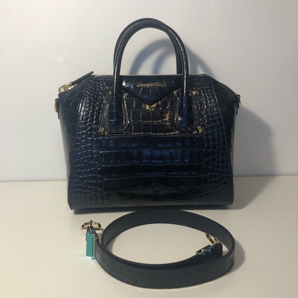 Givenchy Small Antigona Croc Embossed Purse - Picture 9 of 16